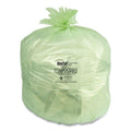 Biotuf Compostable Can Liners, 30 Gal, 1 Mil, 28 X 45, Green, 25 Bags/roll, 5 Rolls/carton
