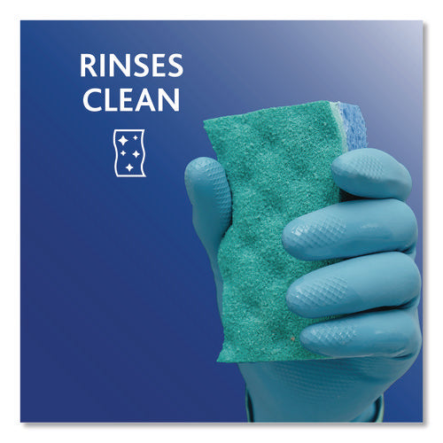 Scrunge Non-scratch Scrub Sponge, 2.63 X 4.25, 1 Thick, Green/blue, 2/pack