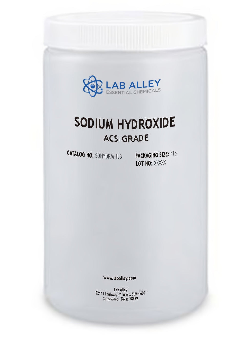 Sodium Hydroxide, Pellets, ACS, USP/NF, FCC/Food Grade