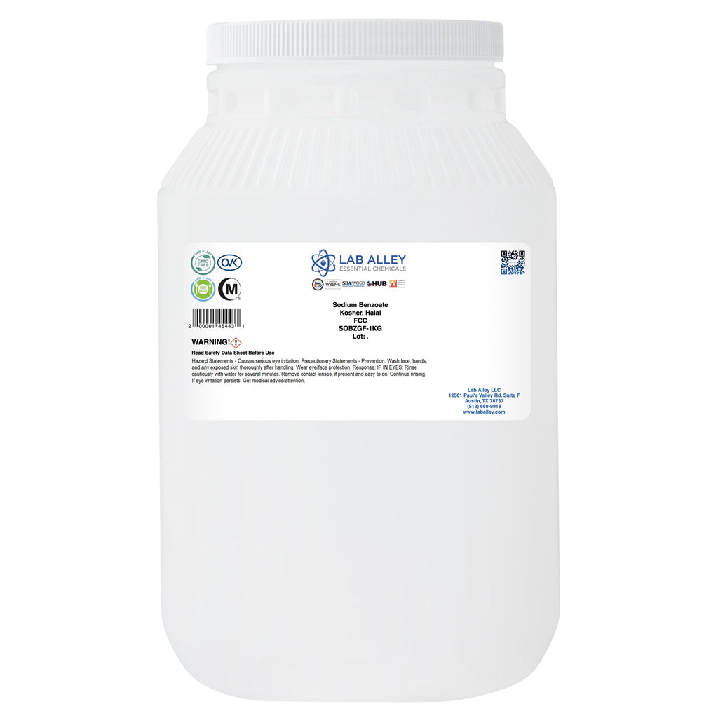 Sodium Benzoate, Food Grade, Kosher, Halal