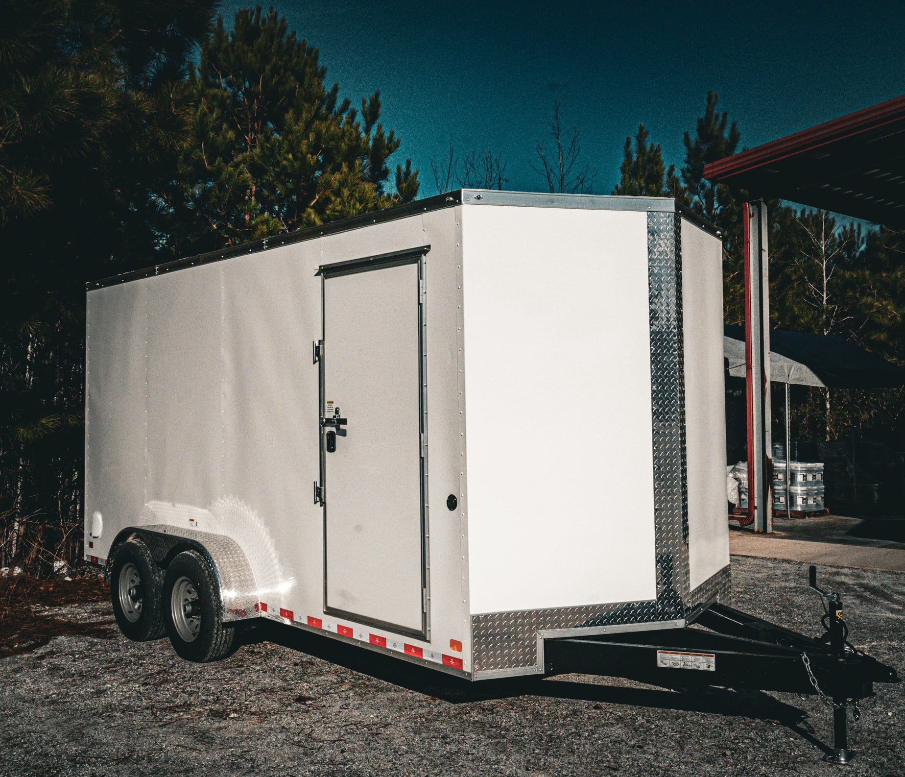 Enclosed Hot Water Pressure Washing Trailer w/ Pure Water and Soft Wash System